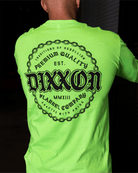 Black Chained Long Sleeve T-Shirt - Safety Green - Dixxon Flannel Co.