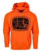 Black Checkpoint Pullover Hoodie - Safety Orange - Dixxon Flannel Co.