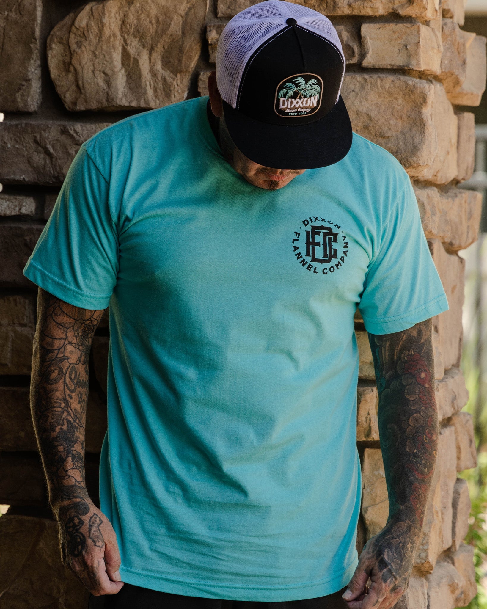 Black Compass T-Shirt - Tiffany - Dixxon Flannel Co.