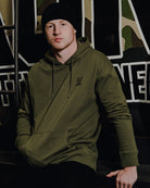 Black Crest Lightweight Pullover Hoodie - OD Green - Dixxon Flannel Co.