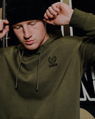 Black Crest Lightweight Pullover Hoodie - OD Green - Dixxon Flannel Co.
