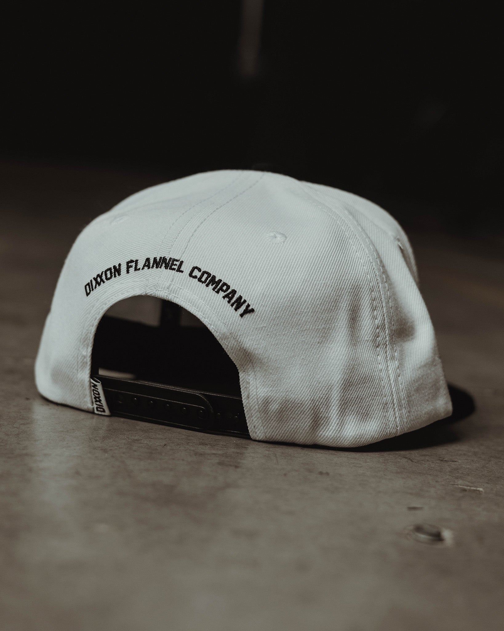 Dixxon Black D-Star Snapback: Shop the White Flat Bill Cap