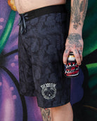 Black & Gray Corcovado Camo Boardshorts - Dixxon Flannel Co.