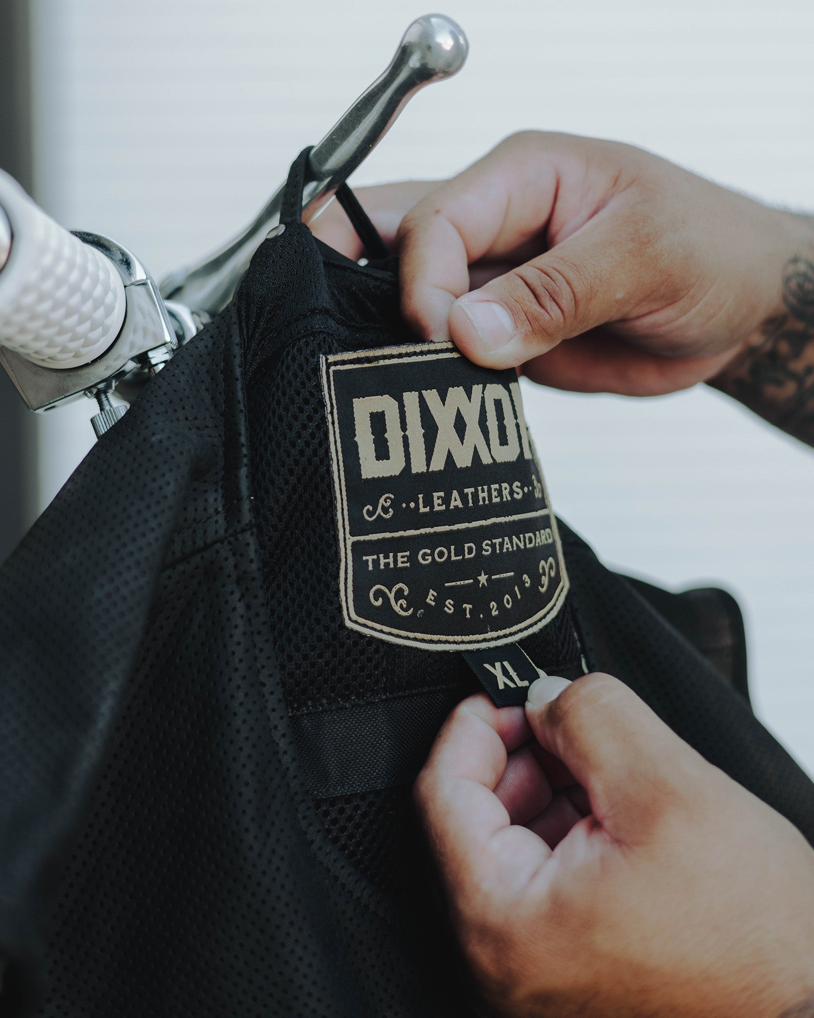 Black Hills Perforated Leather Vest - Black - Dixxon Flannel Co.