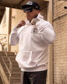 Black Maria Pullover Hoodie - White - Dixxon Flannel Co.