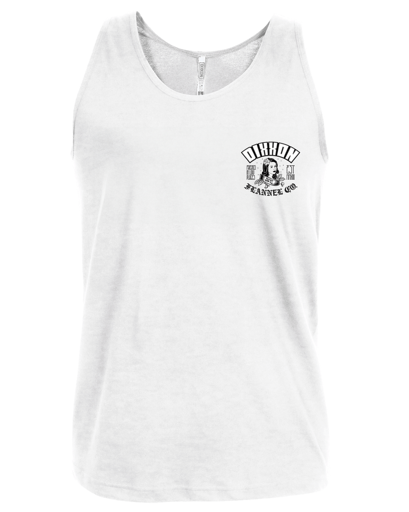 Black Maria Tank - White - Dixxon Flannel Co.