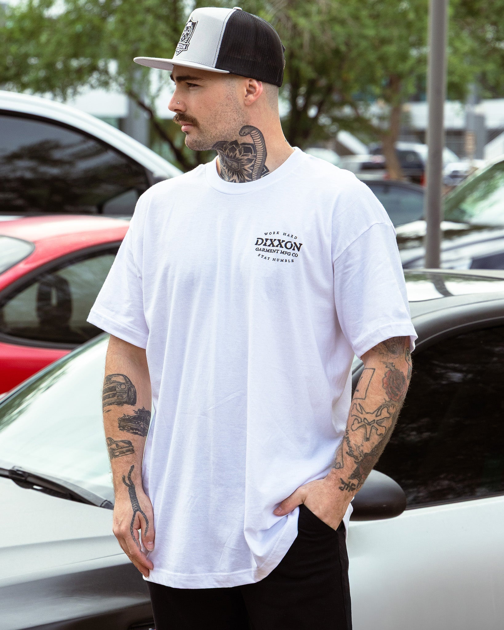 Black MFG Standard T-Shirt - White - view 2