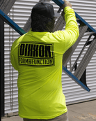 Black Modular Long Sleeve T-Shirt - Safety Yellow - Dixxon Flannel Co.