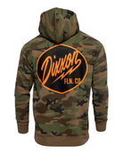 Black & Orange Esso Pullover Hoodie - Green Camo - Dixxon Flannel Co.