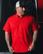 Black Polkacide Short Sleeve - Red - Dixxon Flannel Co.