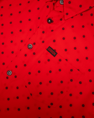 Black Polkacide Short Sleeve - Red - Dixxon Flannel Co.