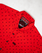 Black Polkacide Short Sleeve - Red - Dixxon Flannel Co.
