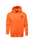 Black Quality Goods Zip Up Hoodie - Safety Orange - Dixxon Flannel Co.