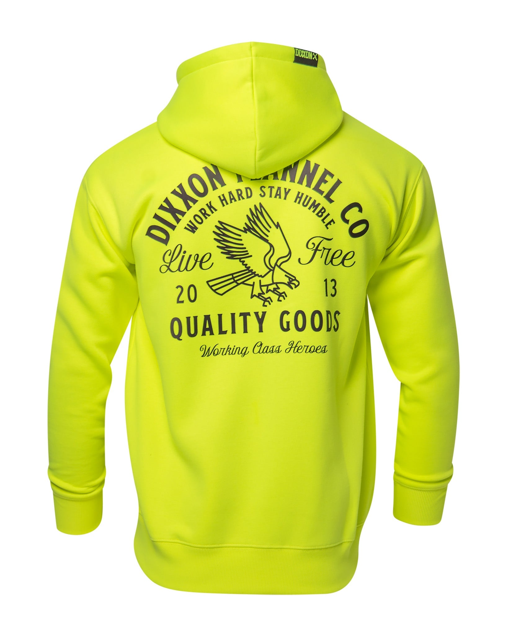 Dixxon Black Hoodie - Safety Yellow: Shop Quality Goods Now!