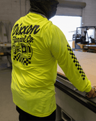 Black Rod Long Sleeve T-Shirt - Safety Yellow - Dixxon Flannel Co.
