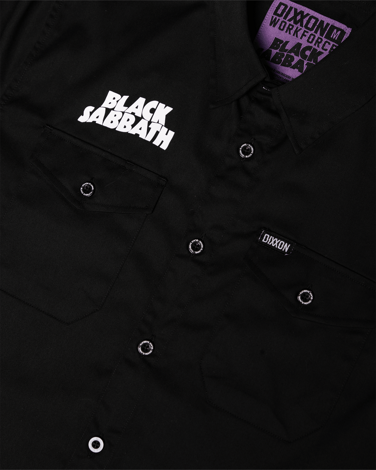 Black Sabbath WorkForce Short Sleeve Work Shirt - Black - view 9