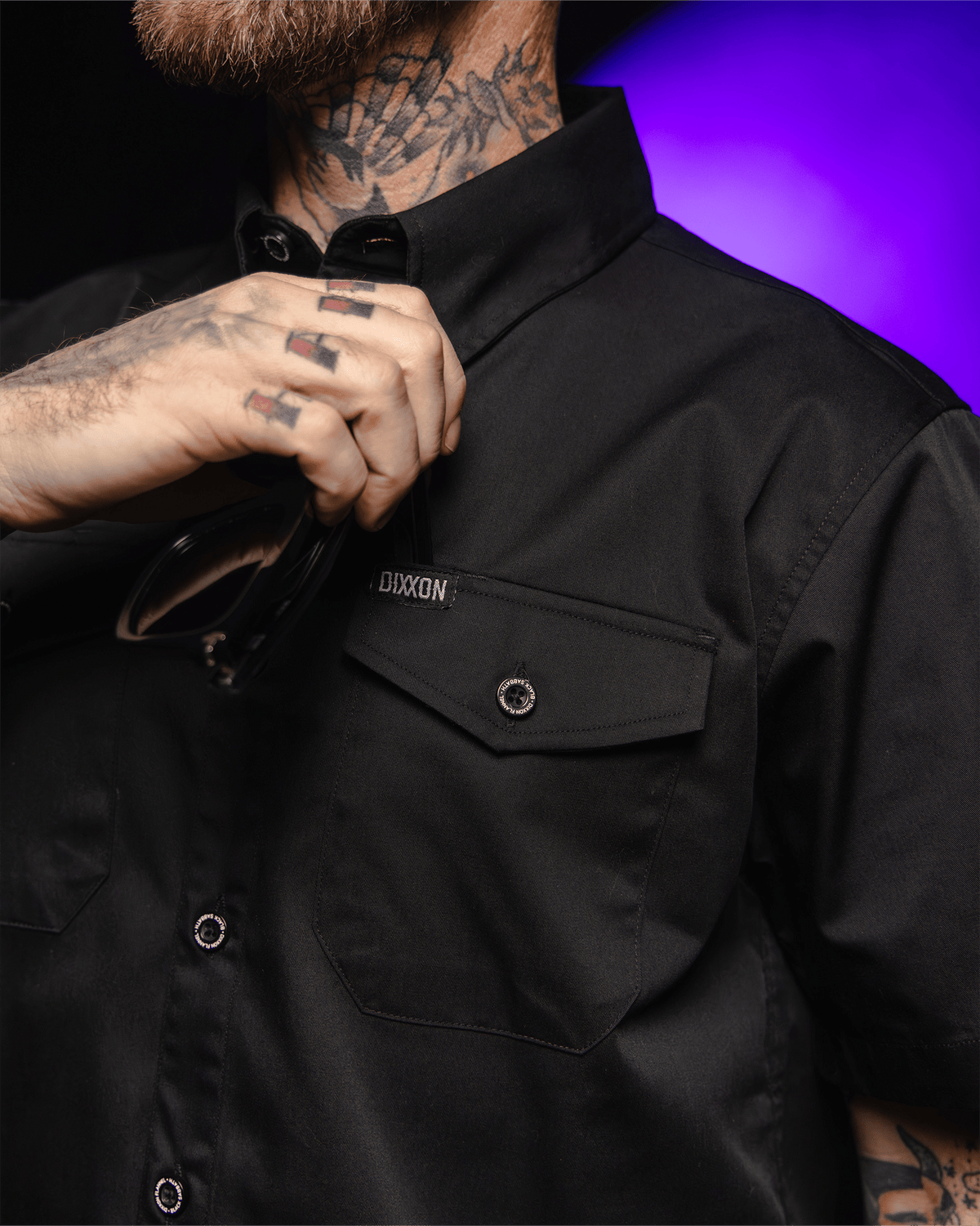 Black Sabbath WorkForce Short Sleeve Work Shirt - Black - view 6