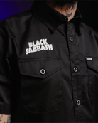 Black Sabbath WorkForce Short Sleeve Work Shirt - Black - Dixxon Flannel Co.