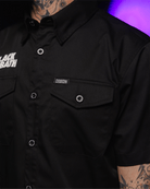 Black Sabbath WorkForce Short Sleeve Work Shirt - Black - Dixxon Flannel Co.
