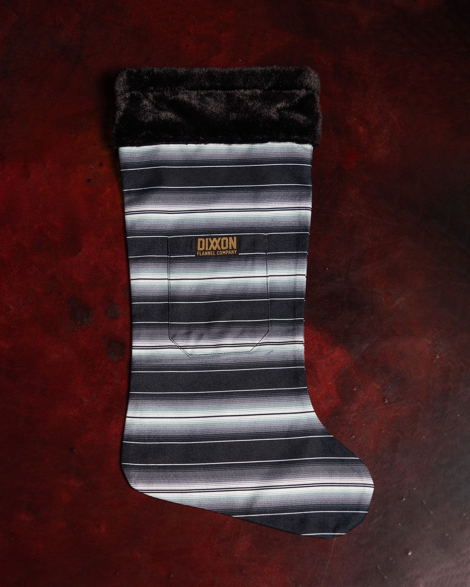 Black Serape Christmas Stocking - Dixxon Flannel Co.