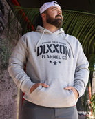 Black Stencil Pullover Hoodie - Heather Gray - Dixxon Flannel Co.