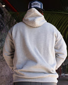 Black Stencil Pullover Hoodie - Heather Gray - Dixxon Flannel Co.
