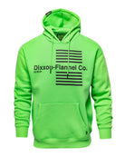 Black Streamline Pullover Hoodie - Safety Green - Dixxon Flannel Co.