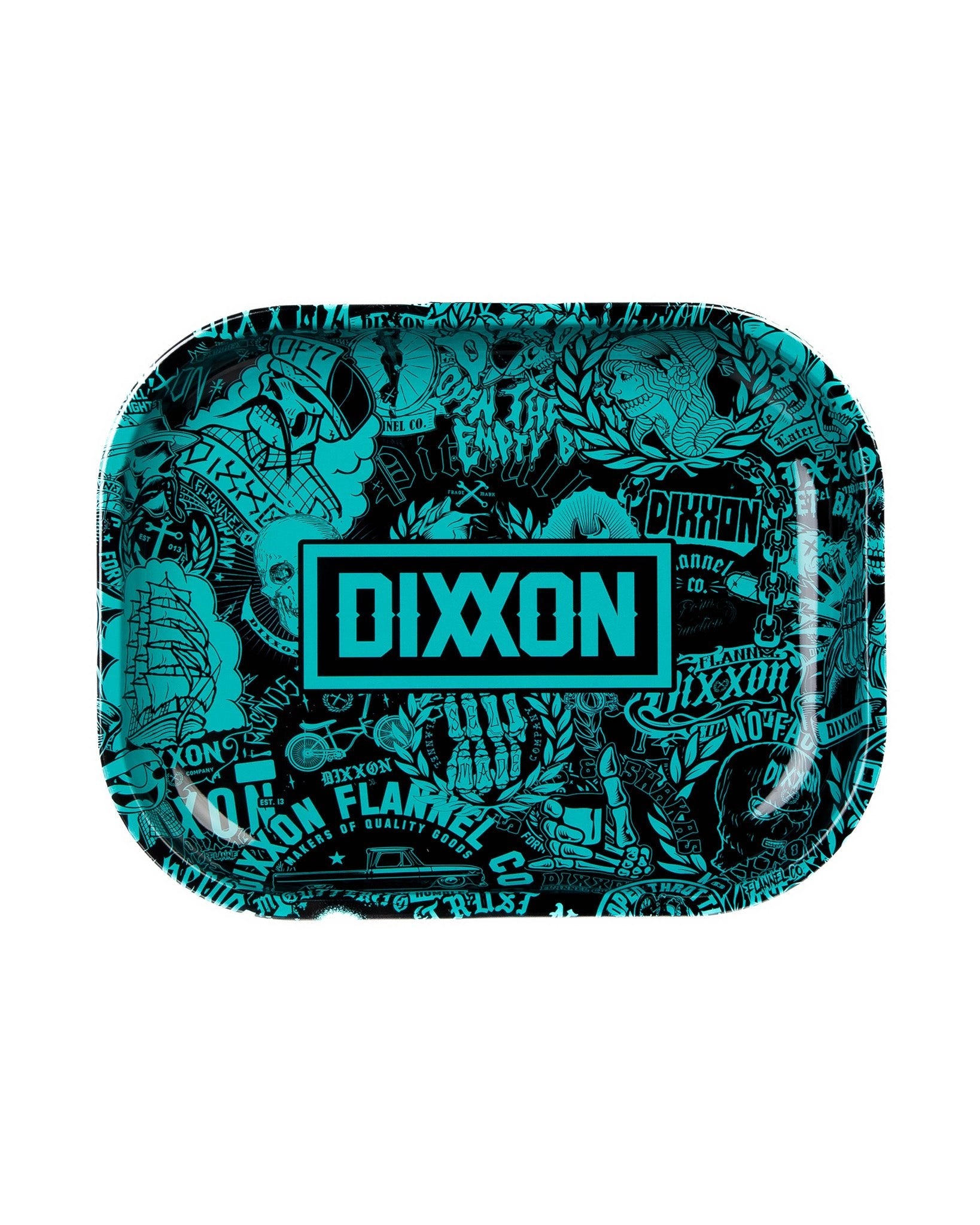 Black & Aqua Blue Weed Travel Kit - view 4