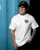 Black Unchained T-Shirt - White - Dixxon Flannel Co.