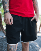 Black & White 7" Boardshorts - Dixxon Flannel Co.