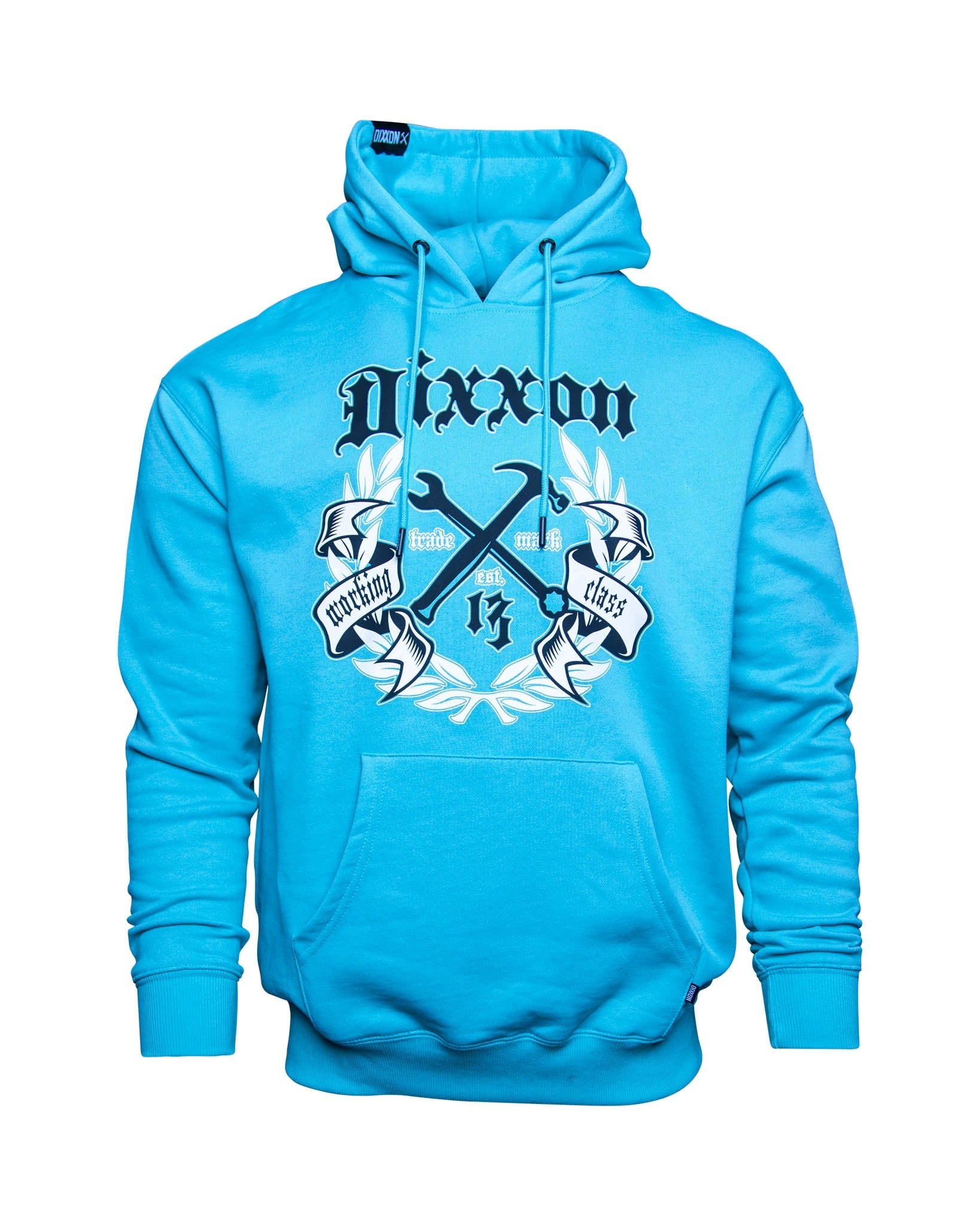 Black & White Award Crest Pullover Hoodie - Tiffany - Dixxon Flannel Co.