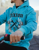 Black & White Award Crest Pullover Hoodie - Tiffany - Dixxon Flannel Co.
