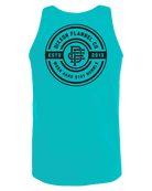 Black Work Hard Badge Tank - Tiffany - Dixxon Flannel Co.