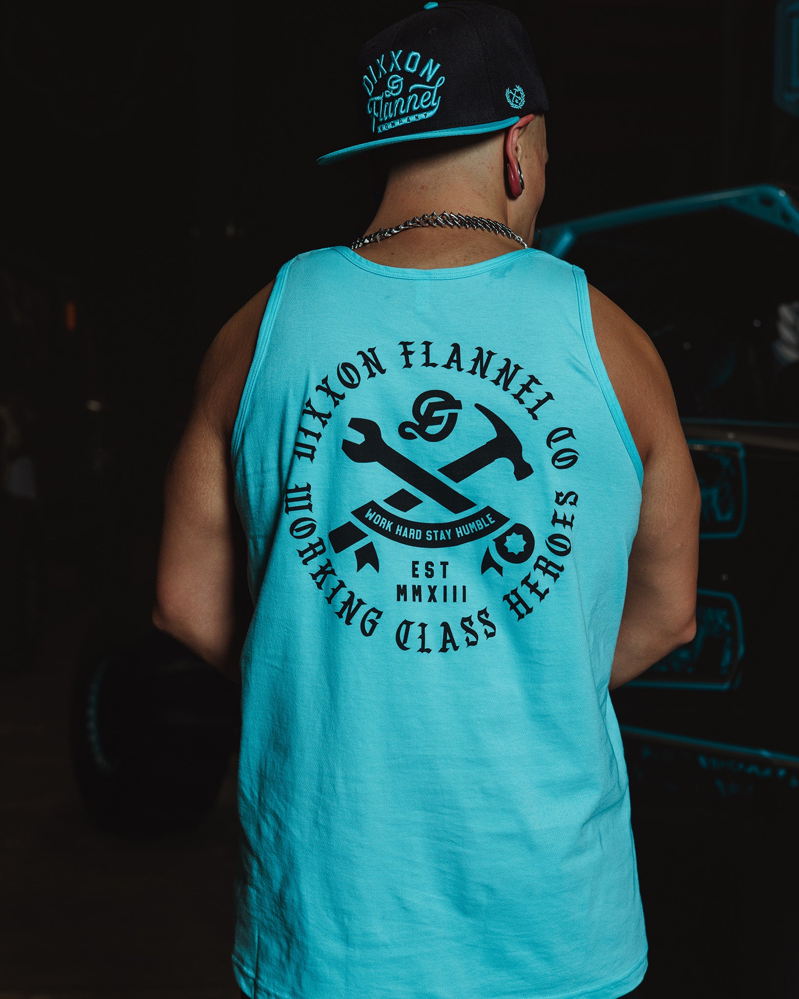 Black Working Class Badge Tank - Tiffany | Dixxon Flannel Co.