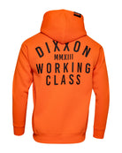 Black Working Class Zip Up Hoodie - Safety Orange - Dixxon Flannel Co.