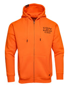 Black Working Class Zip Up Hoodie - Safety Orange - Dixxon Flannel Co.