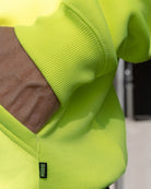 Black Working Class Zip Up Hoodie - Safety Yellow - Dixxon Flannel Co.