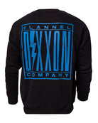 Blue Charged Crewneck Sweatshirt - Black - Dixxon Flannel Co.