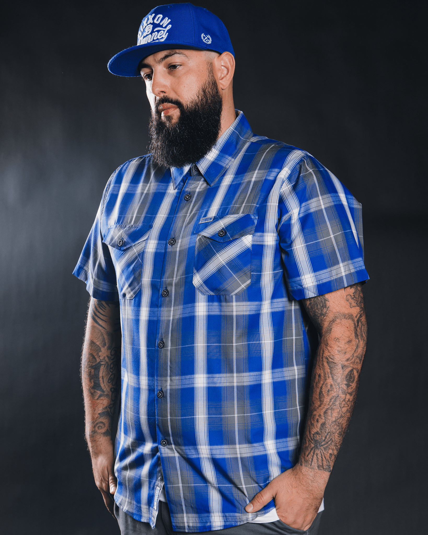 Blue Line Bamboo Short Sleeve - Dixxon Flannel Co.