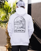 Blue Seaside Pullover Hoodie - White - Dixxon Flannel Co.