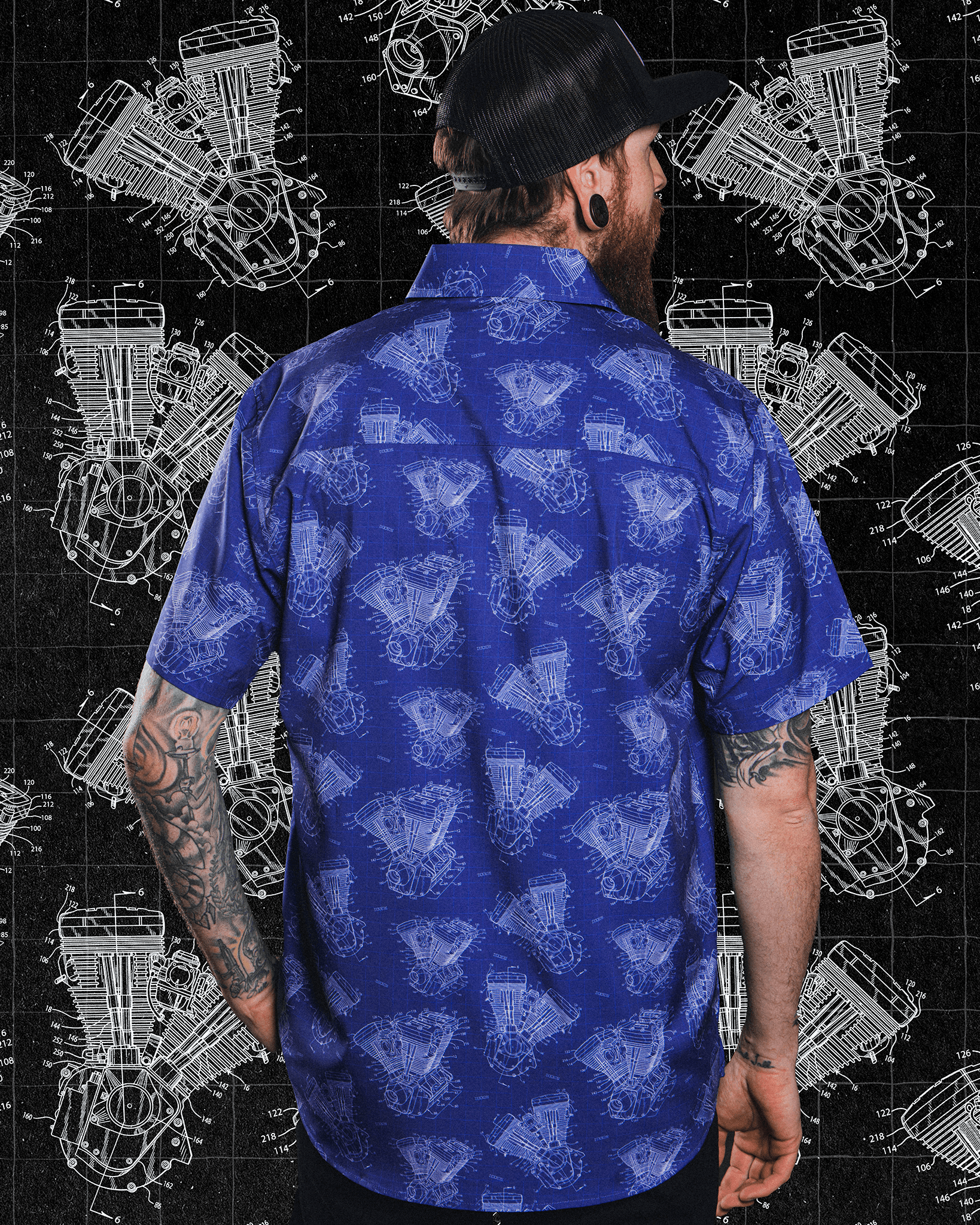 Blueprint Short Sleeve - Dixxon Flannel Co.