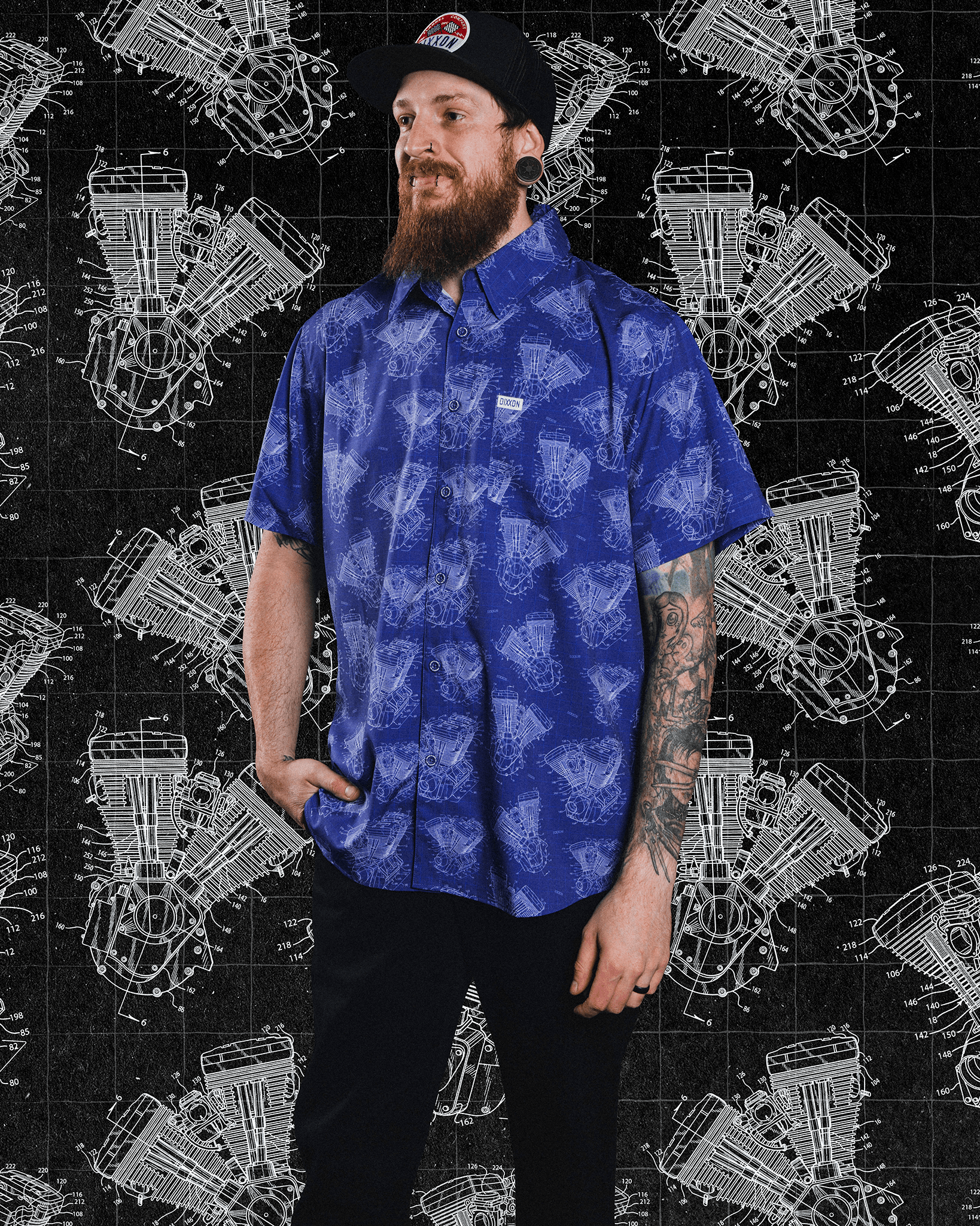 Blueprint Short Sleeve - Dixxon Flannel Co.