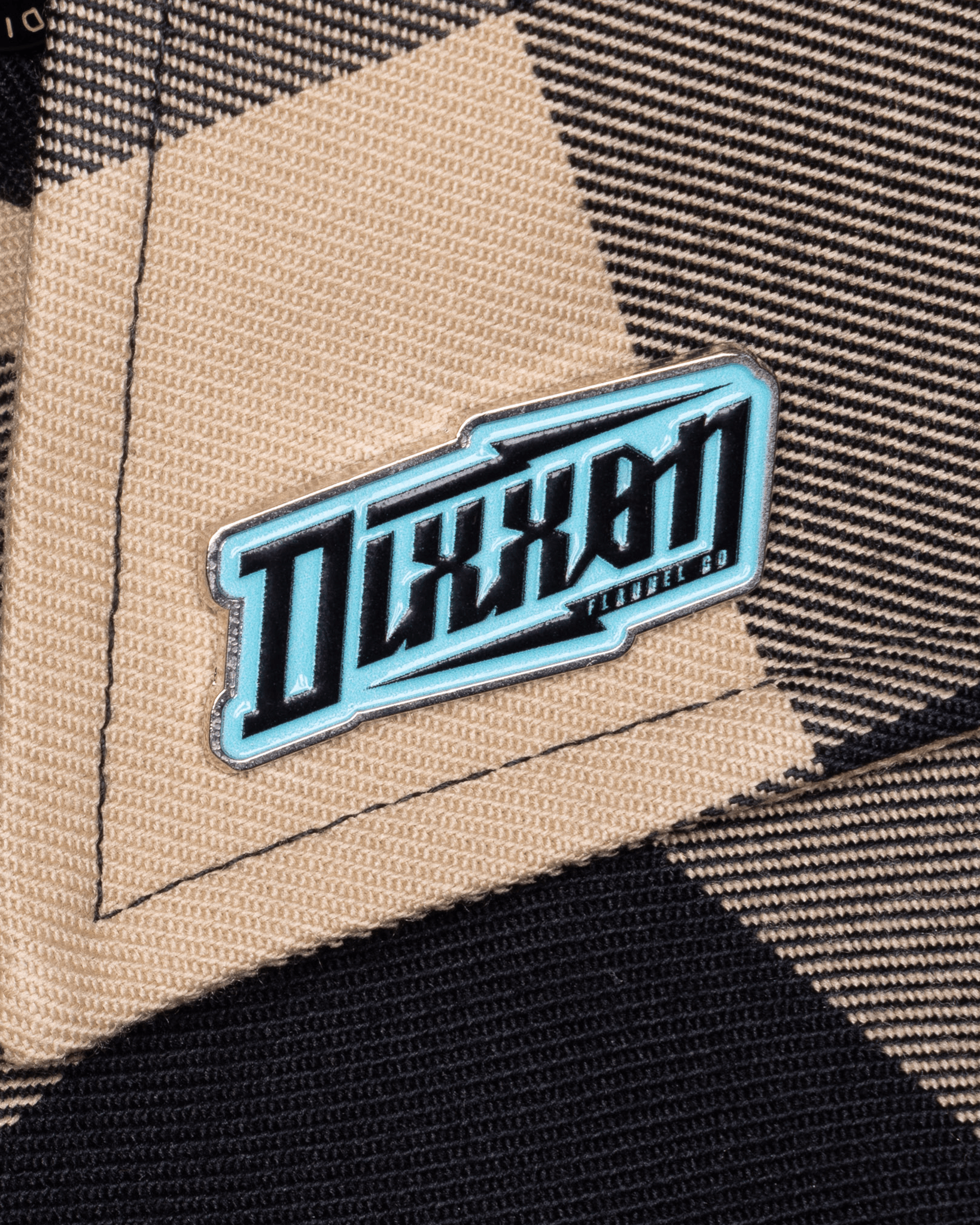 Bolt Enamel Pin - Aqua & Black - Dixxon Flannel Co.