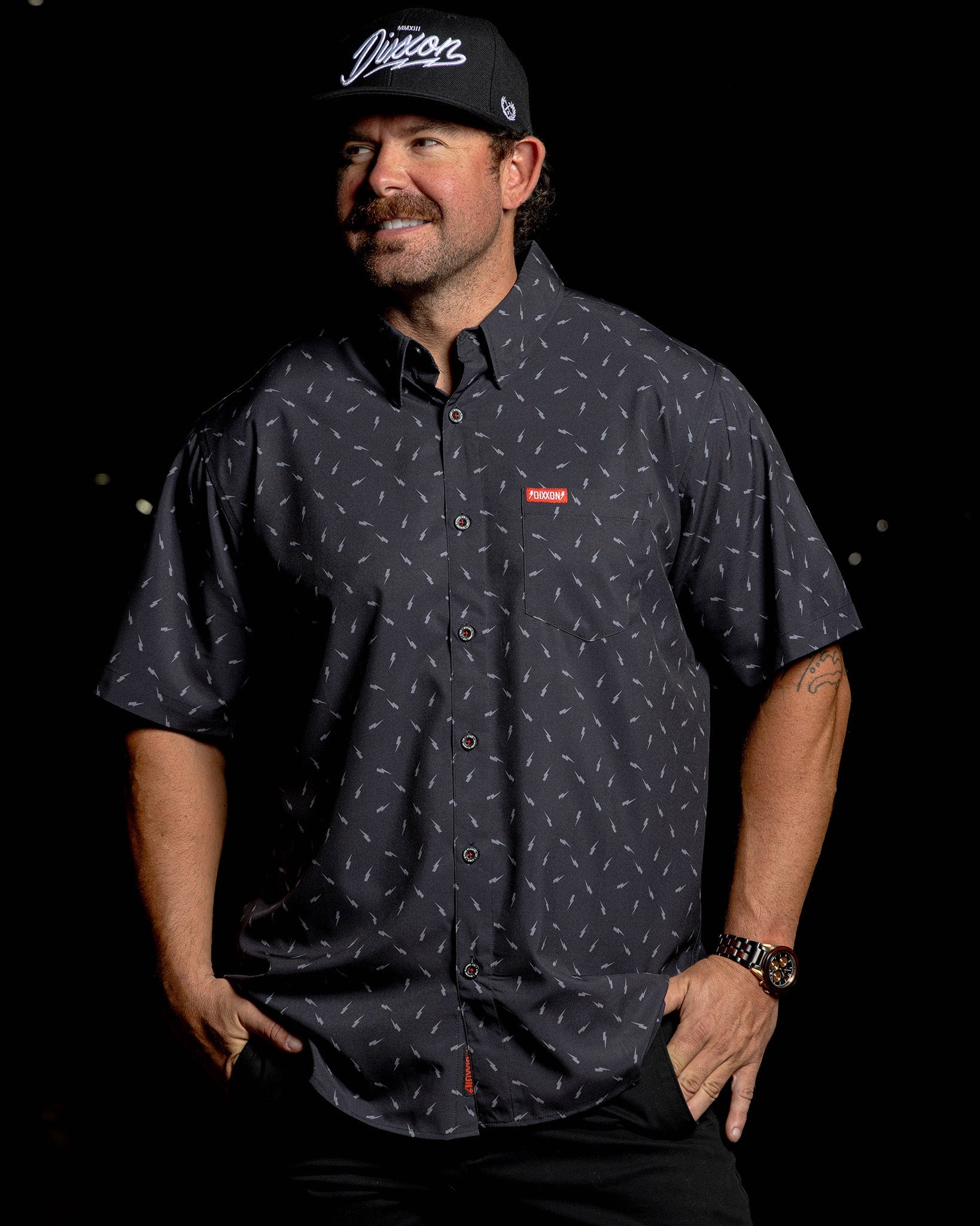 Bolt Party Shirt - Black & Gray - Dixxon Flannel Co.