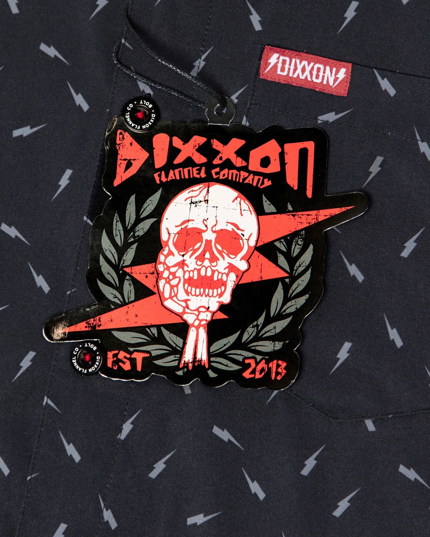 Bolt Party Shirt - Black & Gray - Dixxon Flannel Co.