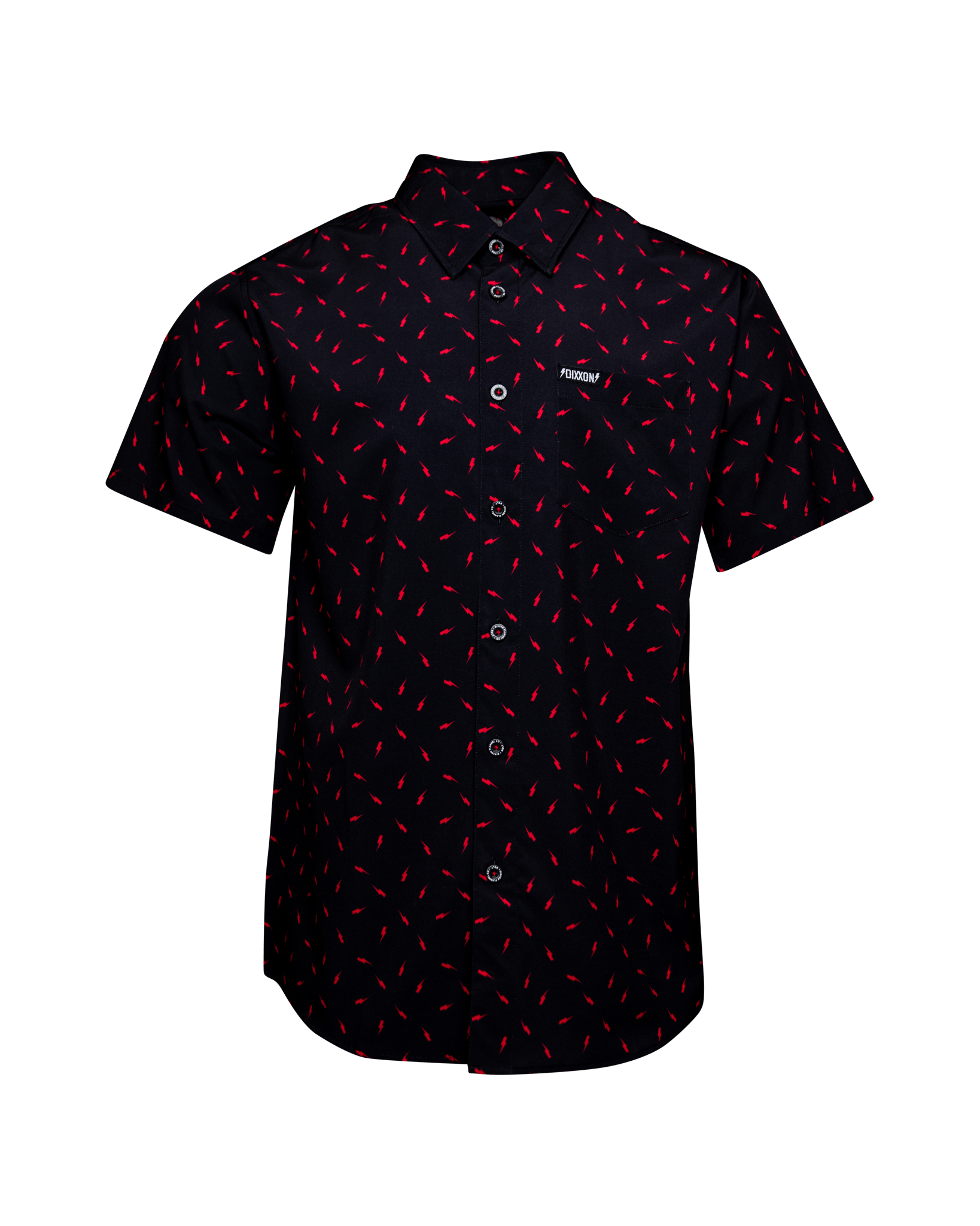 Bolt Party Shirt - Black & Red - Dixxon Flannel Co.