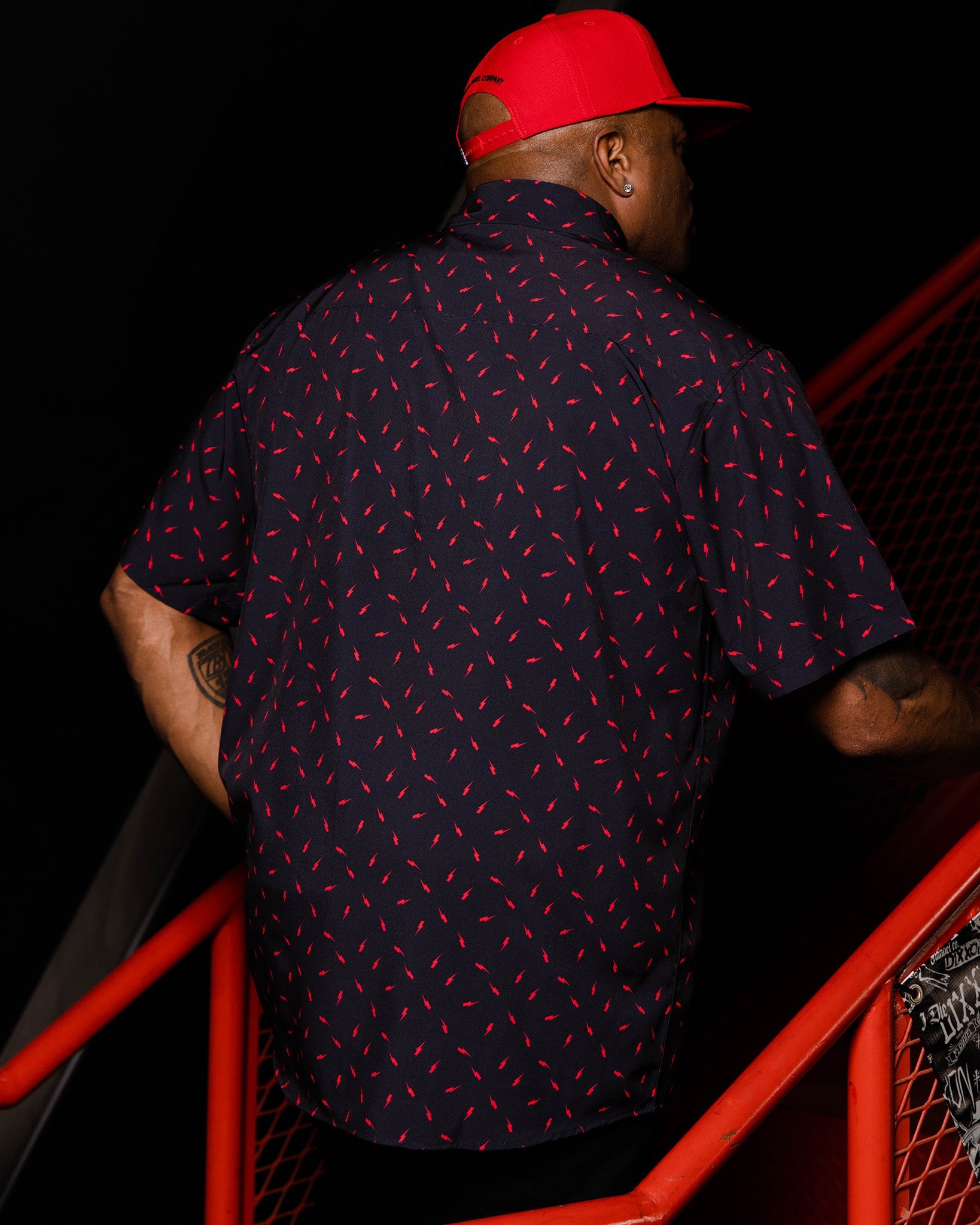 Bolt Party Shirt - Black & Red - Dixxon Flannel Co.