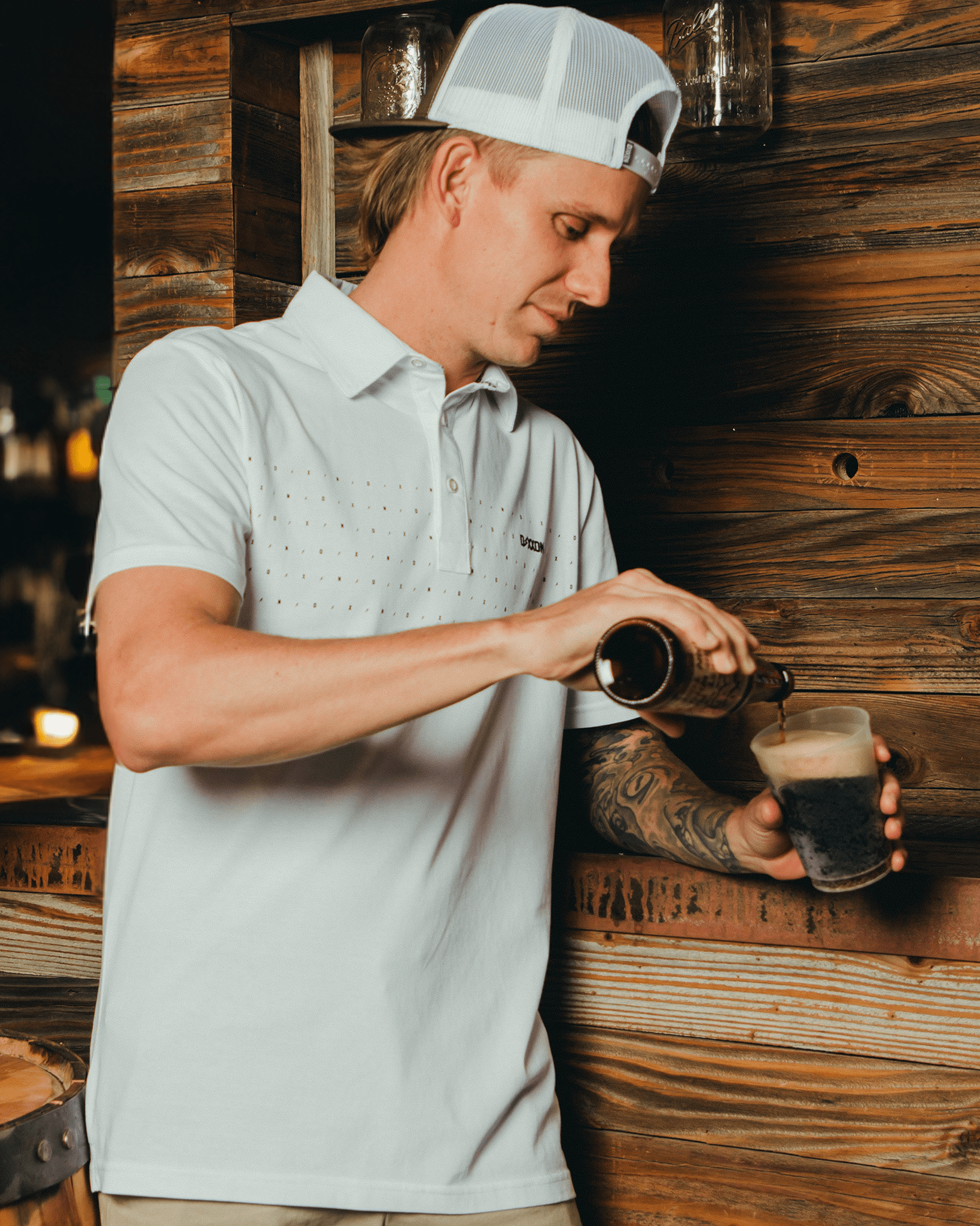 Bolt Premium Polo - White - Dixxon Flannel Co.