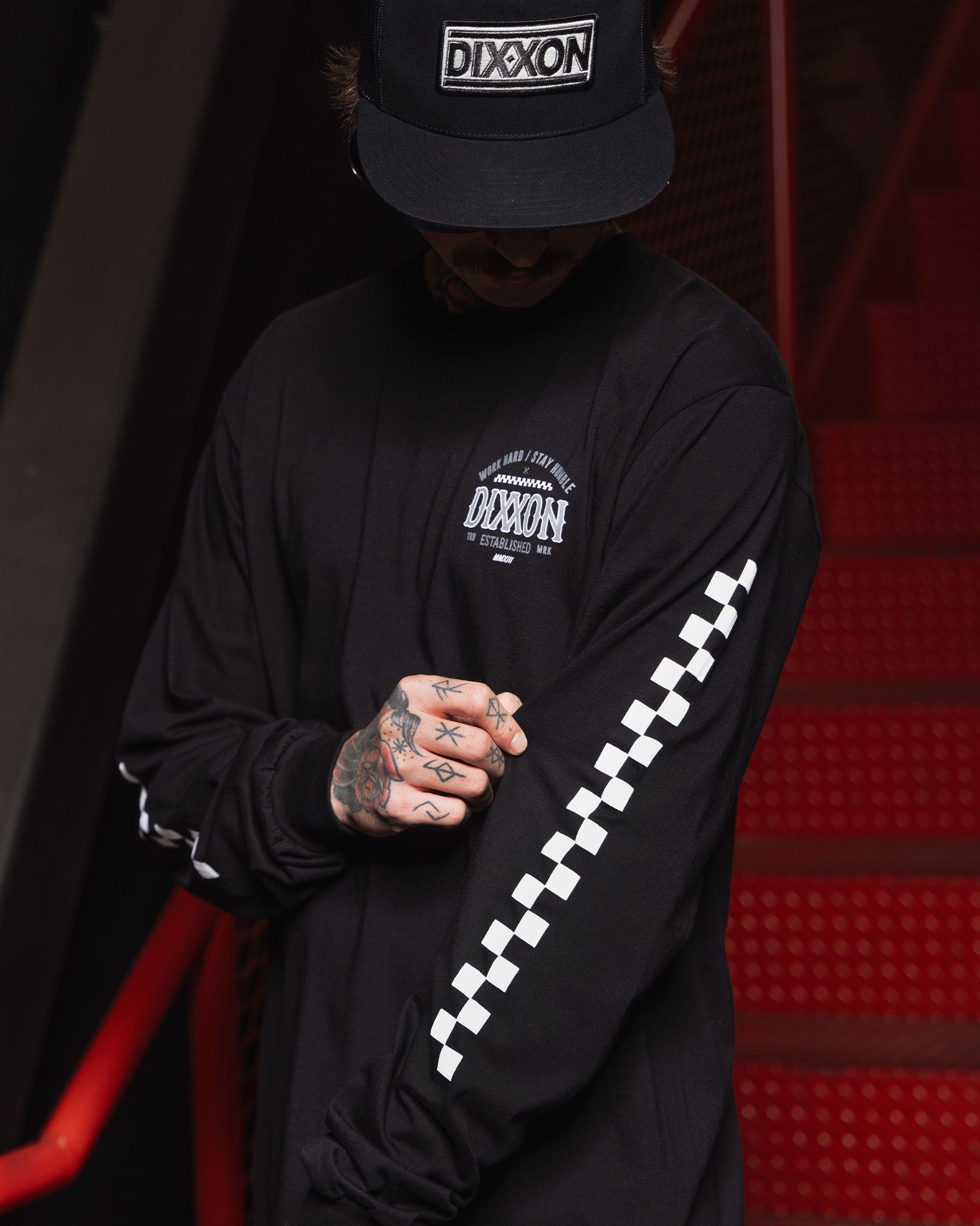 Bones Long Sleeve T-Shirt - Black - Dixxon Flannel Co.