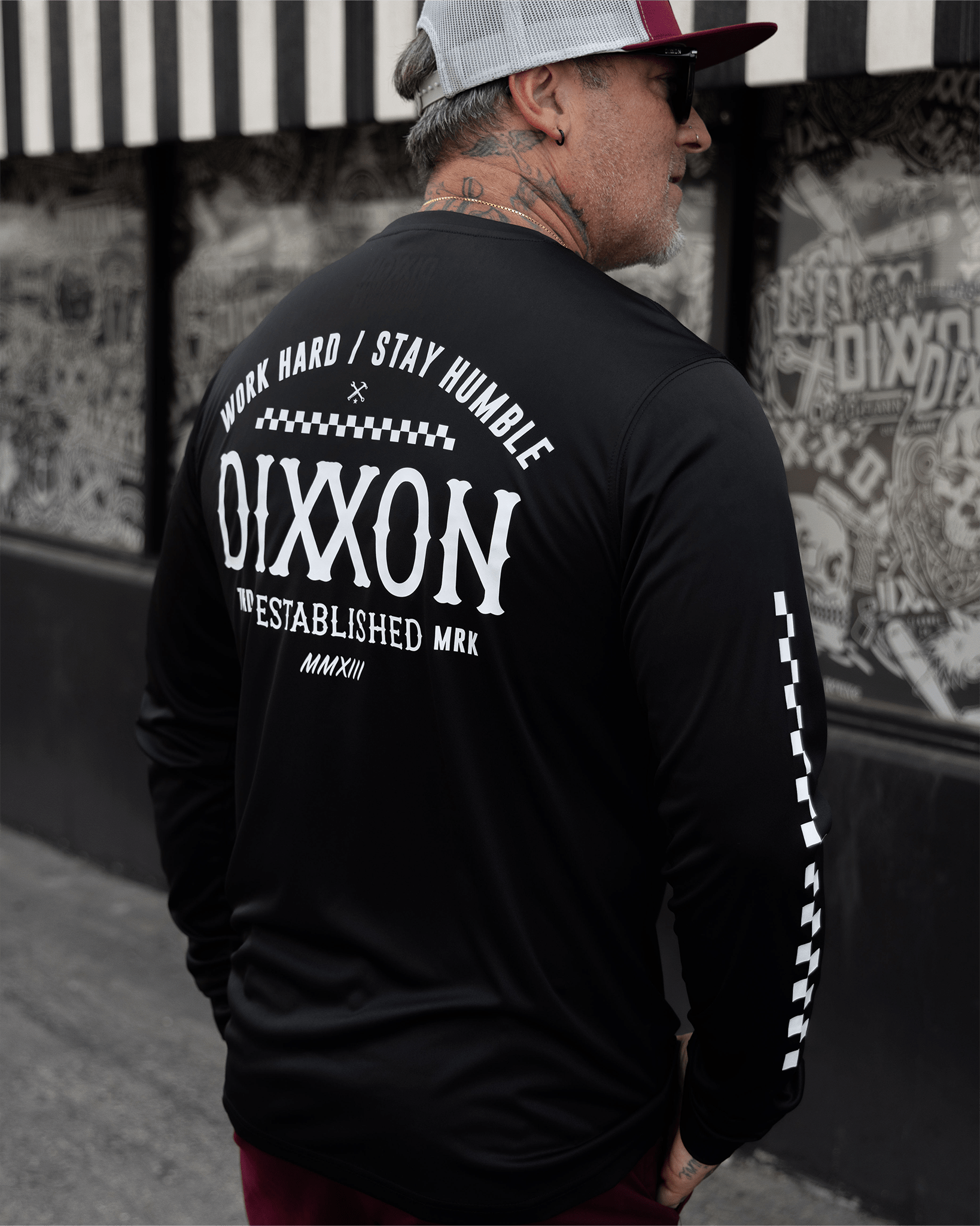 Bones UV Long Sleeve T-Shirt - Black - Dixxon Flannel Co. view 3